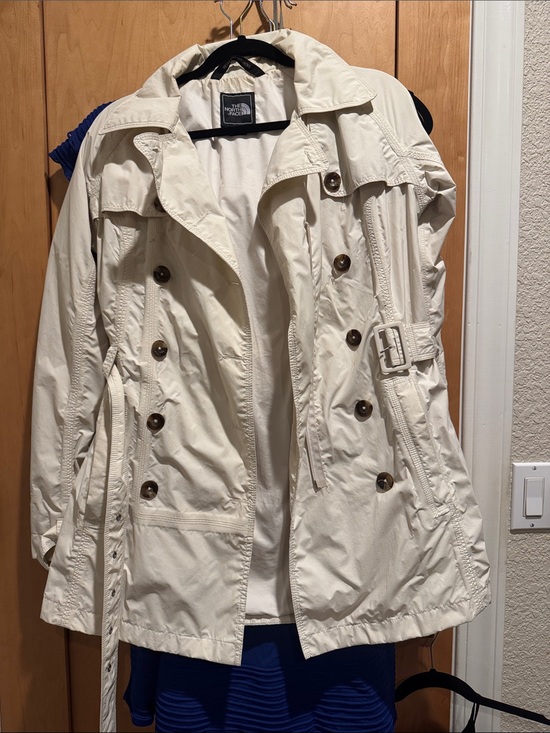 The North Face Jackets & Blazers - The North Face Women's Off-White Trench Coat with Belt